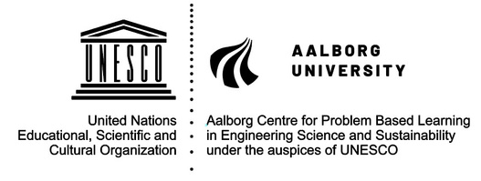 Aalborg Centre for Problem-Based Learning in Engineering Science and Sustainability under the auspices of UNESCO logo